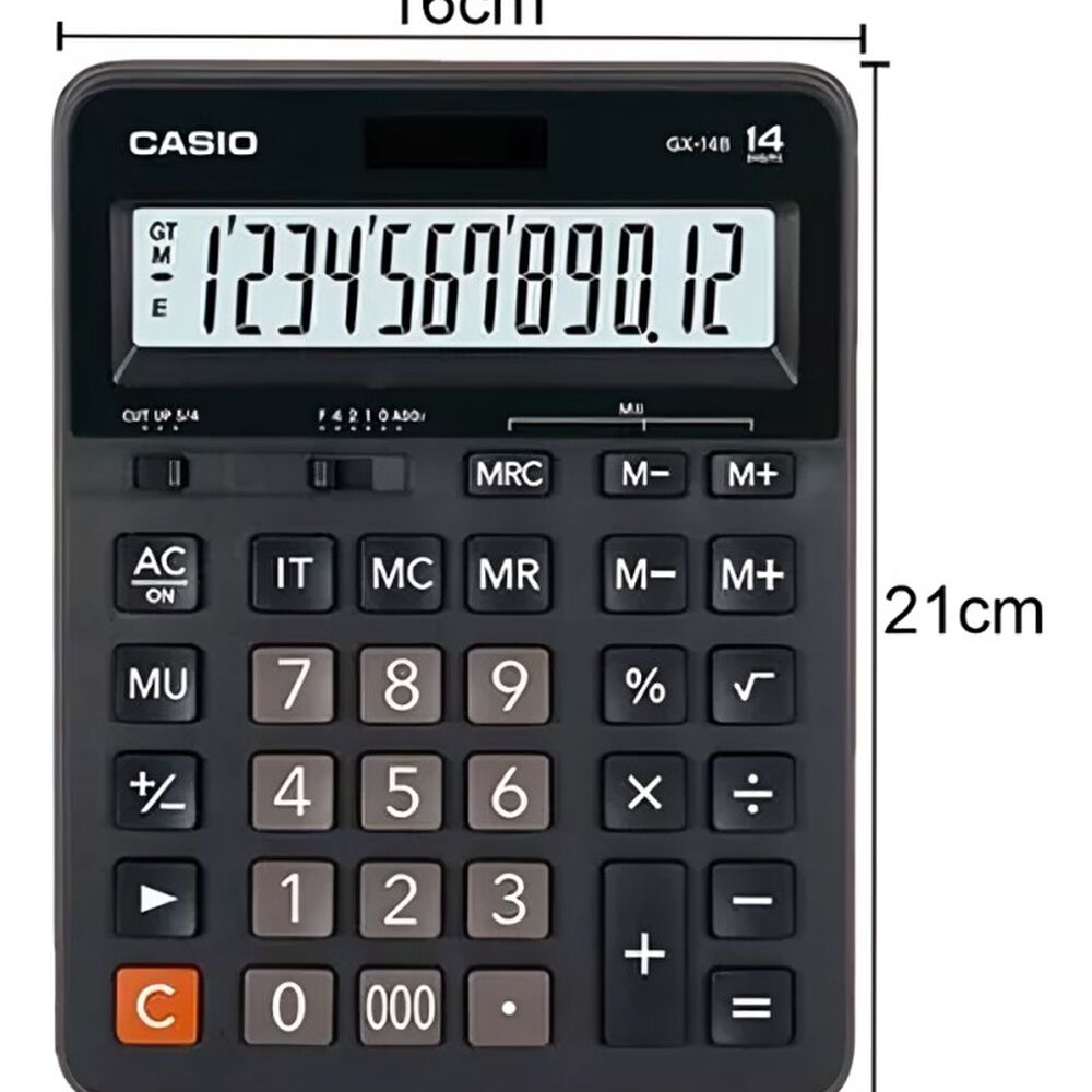 Calculadora Casio 8 Diguitos Gx-14b image number 1.0