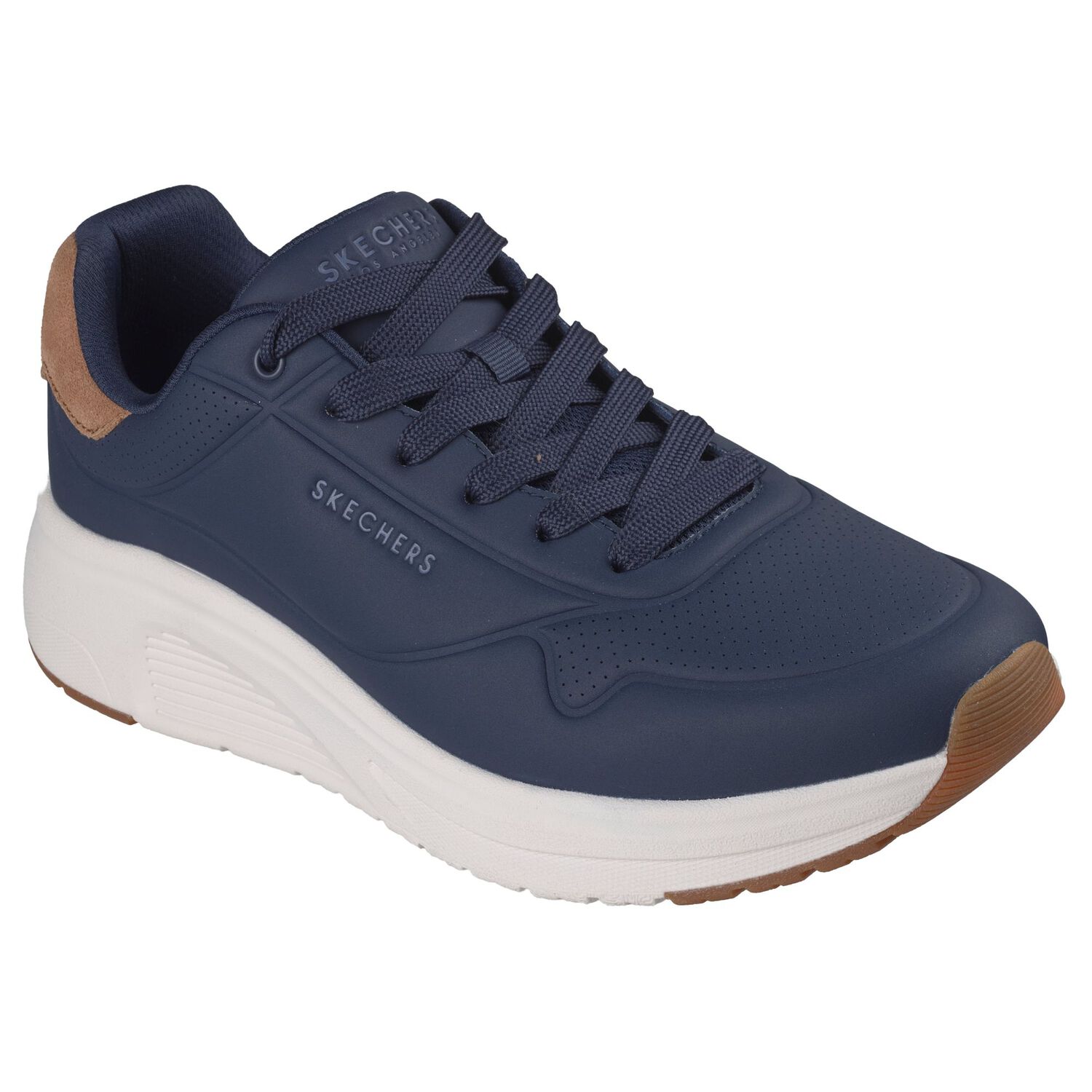 Zapatilla Urbana Hombre Skechers Uno Lite 2 Nvy image number 4.0