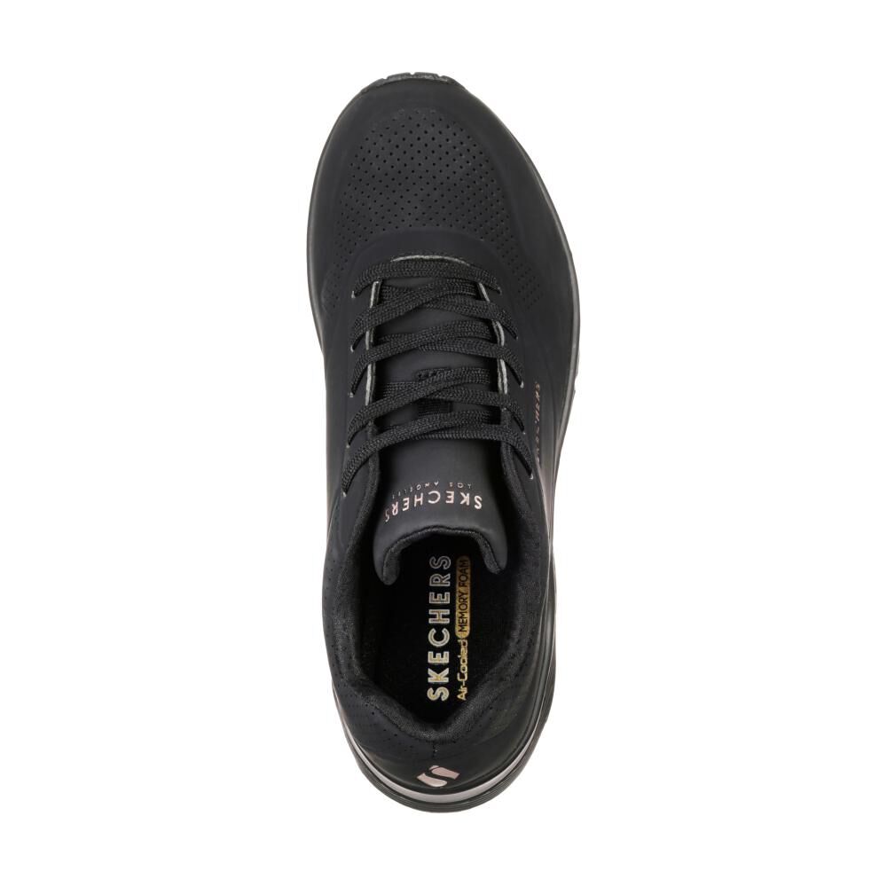 Zapatilla Urbana Mujer Skechers Uno Negro image number 3.0
