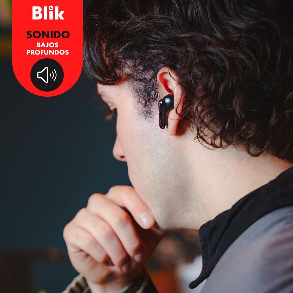 Aud&iacute;fonos Bluetooth Blik Air950 Negro image number 7.0