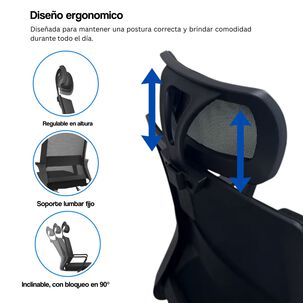 Silla Ejecutiva Ergon&oacute;mica Roma - Confort Y Estilo Para Tu Oficina