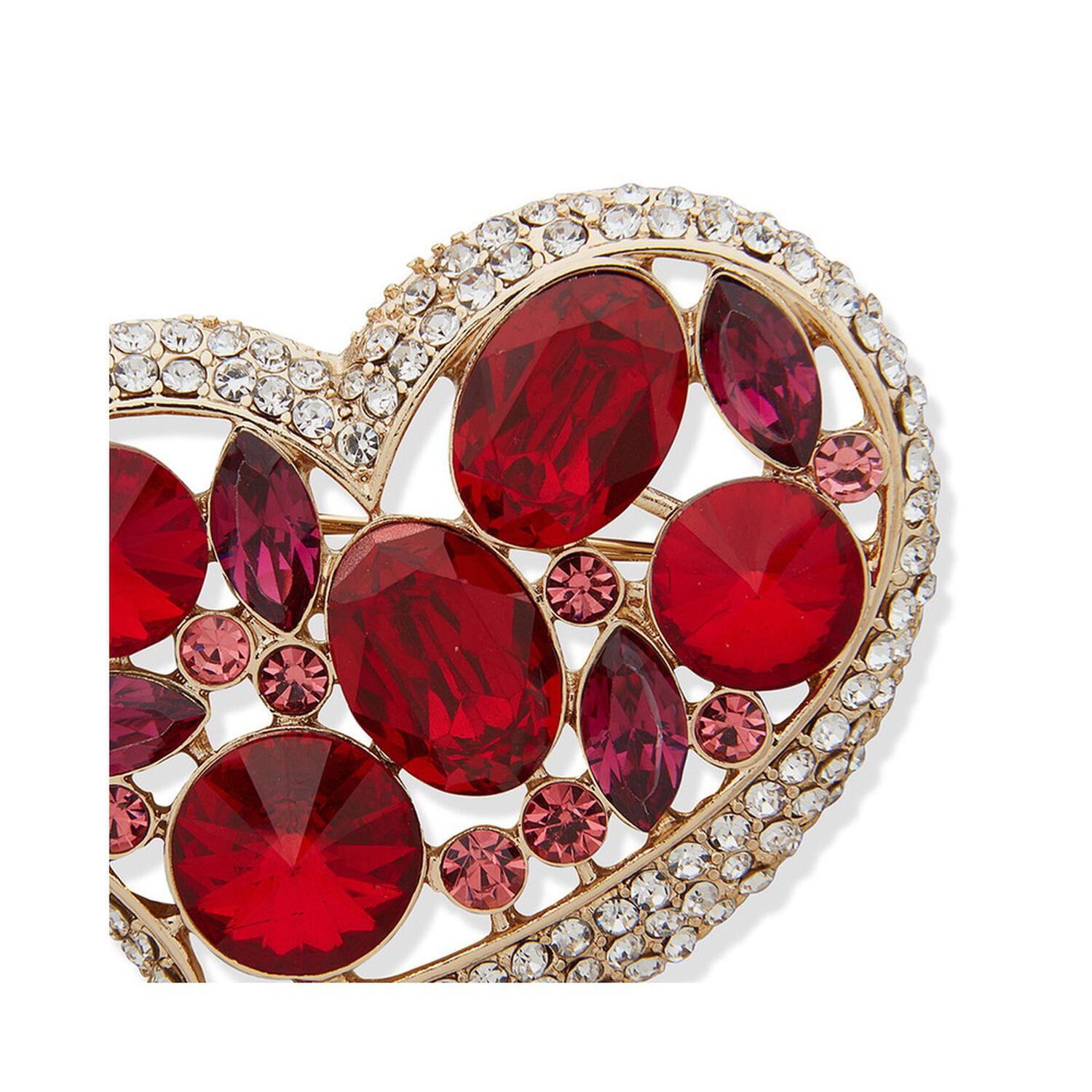 Prendedor Mujer Anne Klein Cherished Moments Rojo image number 1.0