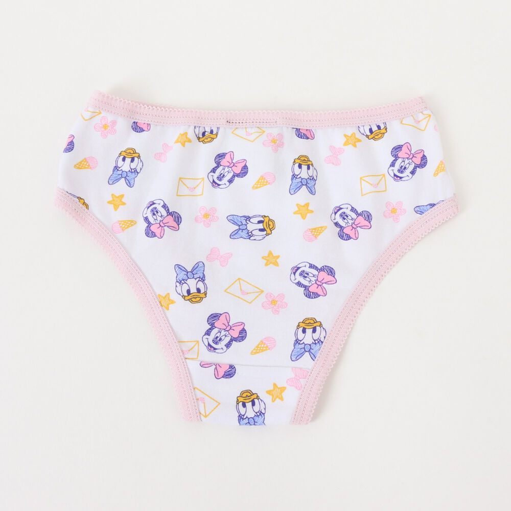 Tripack Calz&oacute;n Ni&ntilde;a Rosado Full Print Minnie & Daisy Disney image number 2.0