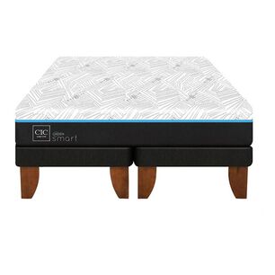 Cama Europea Cic Green Infinity / King / Base Dividida