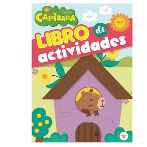 Libro De Actividades 40 Paginas + Stickers Capybara Vertice