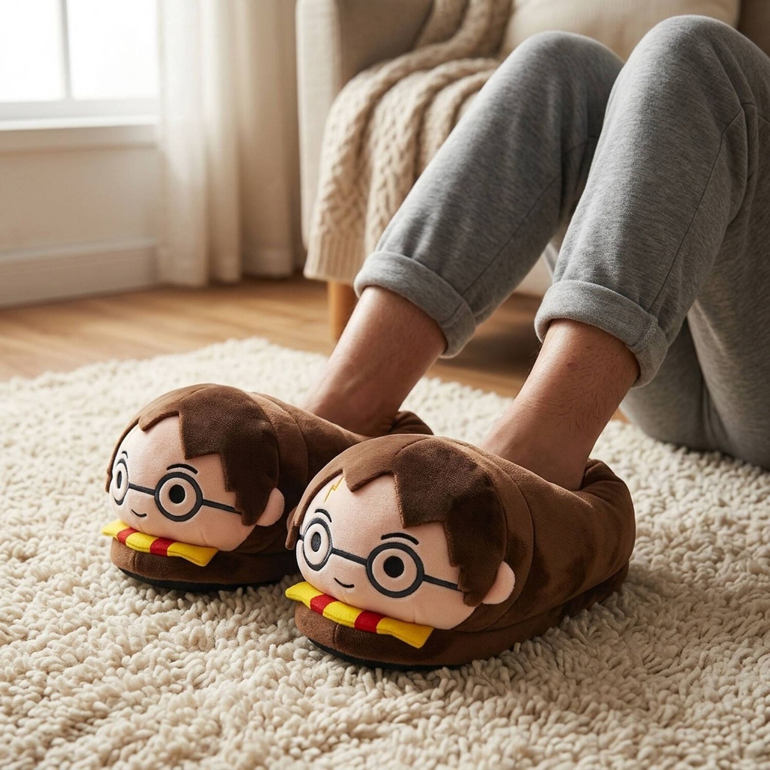 Pantuflas 3d Harry Potter Zapatilla Levantar image number 1.0