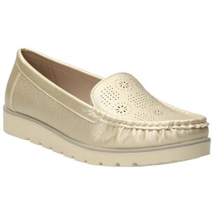 Mocas&iacute;n Mujer Azaleia Xandra Dorado