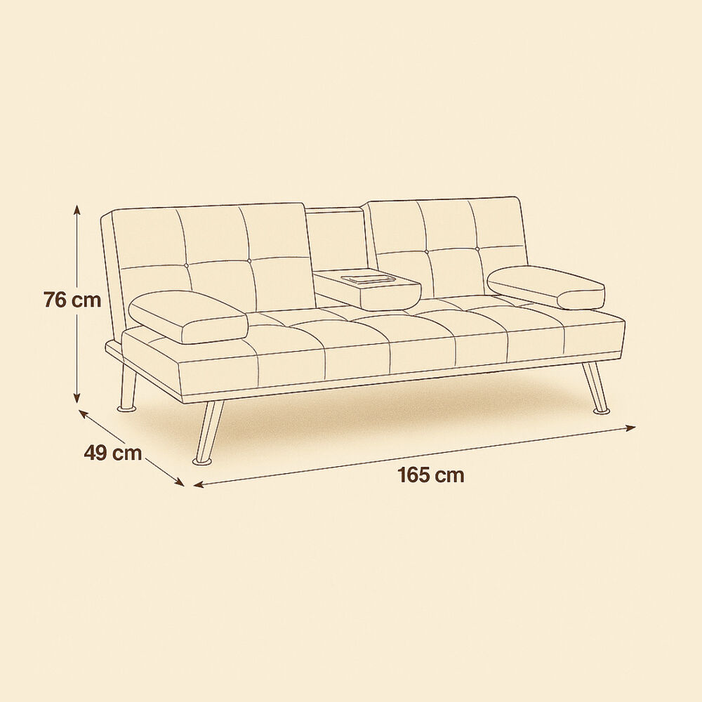 Futon Sofa Cama Ibiza image number 4.0
