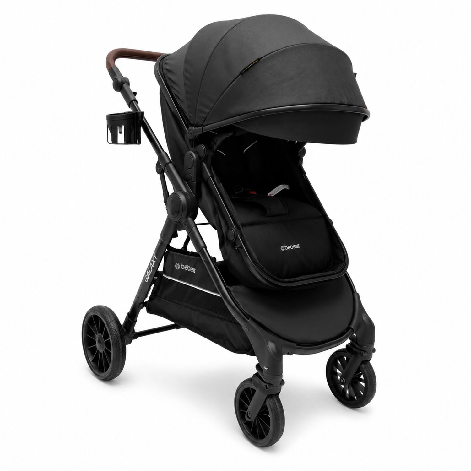 Coche Cuna Travel System Galaxy Isofix Negro image number 1.0