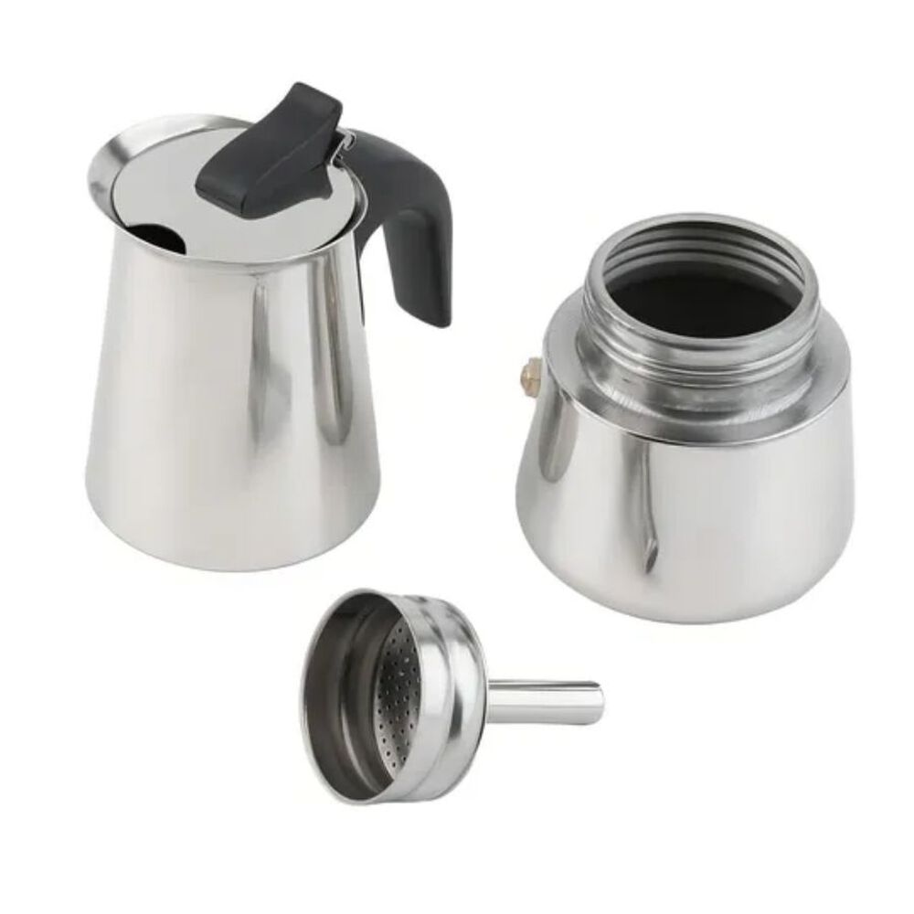 Cafetera Italiana Acero Inoxidable Capacidad 9 Tazas image number 1.0