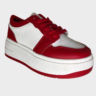 Zapatilla Skate Urbana Roja Danicolle
