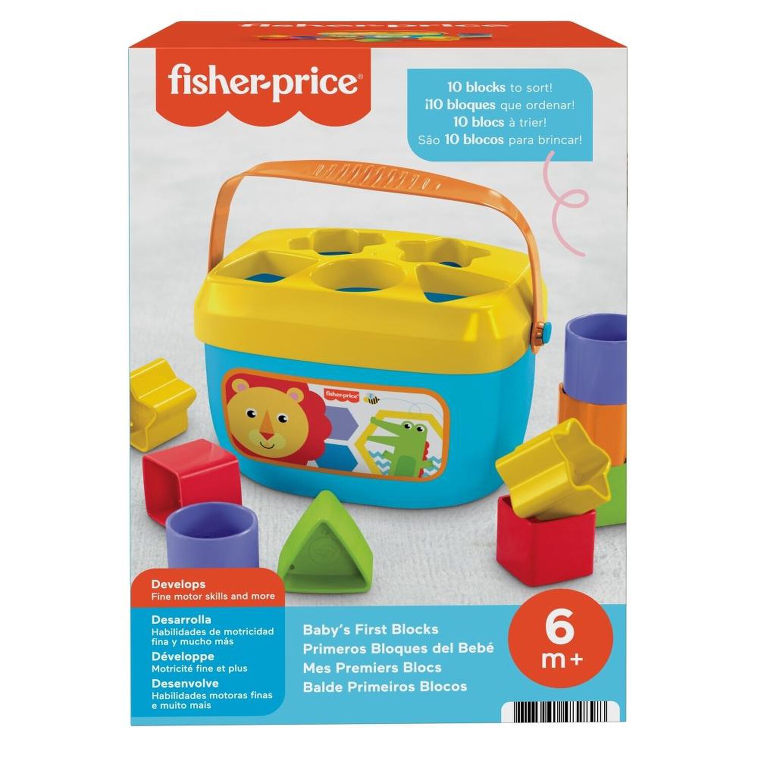 Juguete Para Bebe Fisher Price Primeros Bloques Del Beb&eacute; image number 4.0