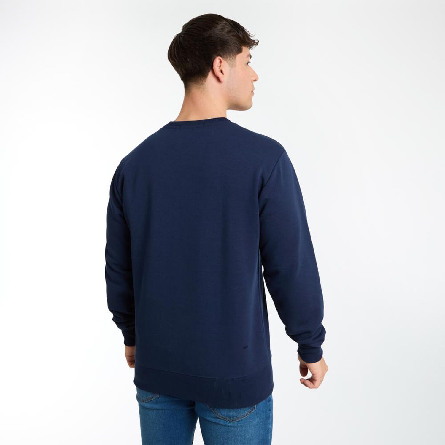 Poler&oacute;n Estampado Slim Fit Cuello Redondo Hombre Skuad image number 3.0