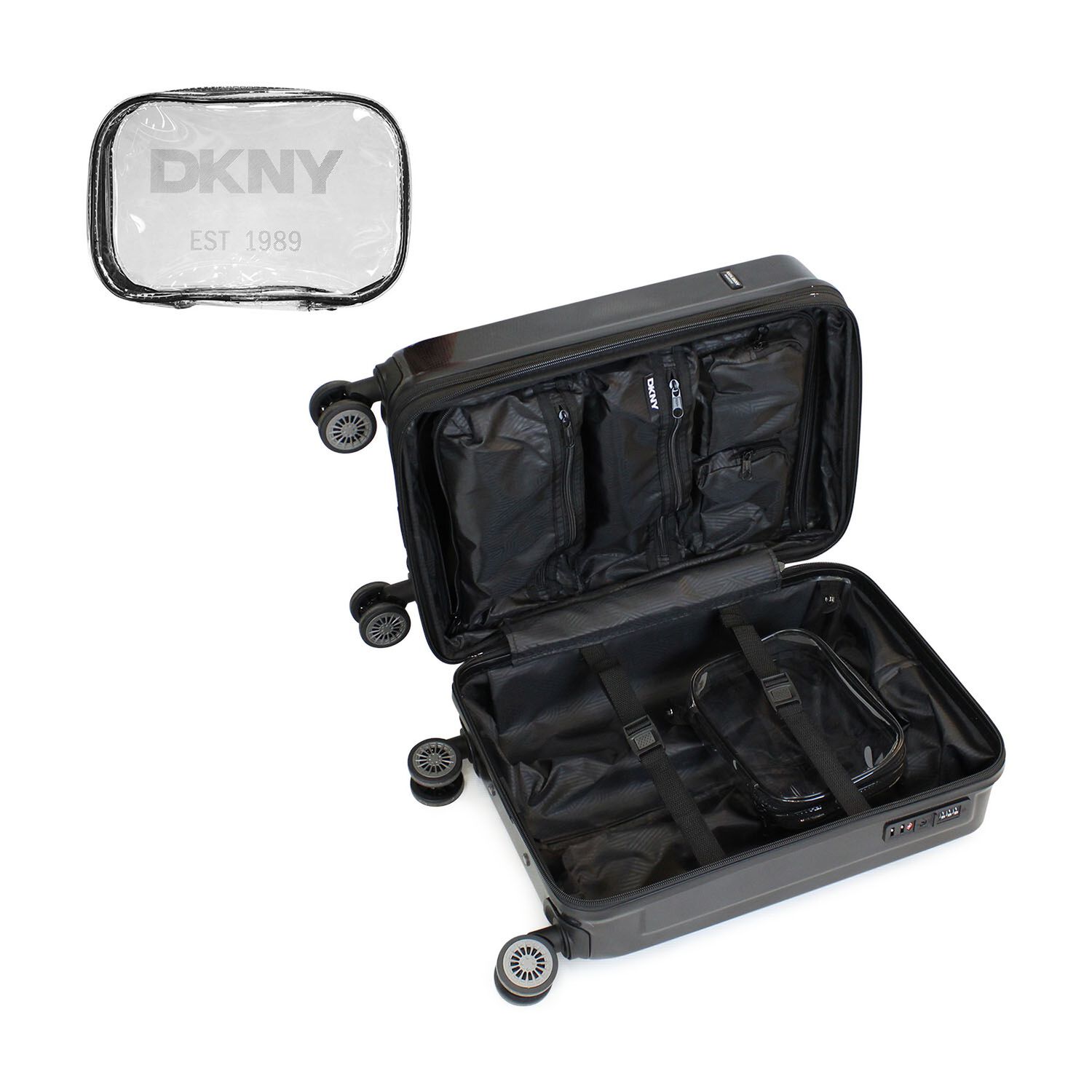 Maleta Cabina 10kg Donna Karan Your Call Negra Dkny image number 4.0
