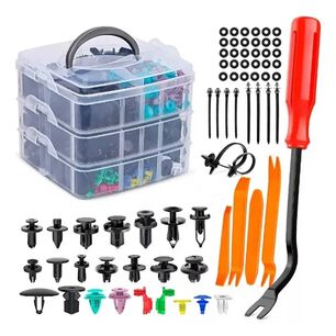 Kit 725 Piezas Clip Broche Retenci&oacute;n Auto Fijaci&oacute;n Tapabarro