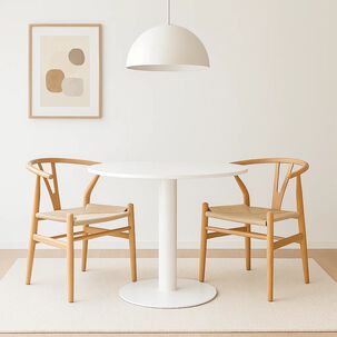 Pack 2 Sillas Wishbone Madera - Natural