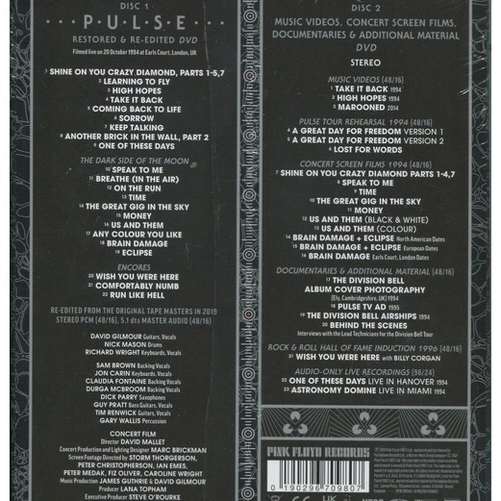 Pink Floyd - P.u.l.s.e. 2021 (slipcase With Led) (2dvd) | Dvd image number 1.0