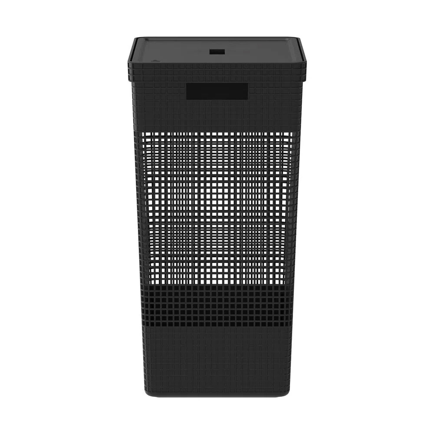 Cesta De Ropa Grid Con Tapa 49 L Negro image number 2.0