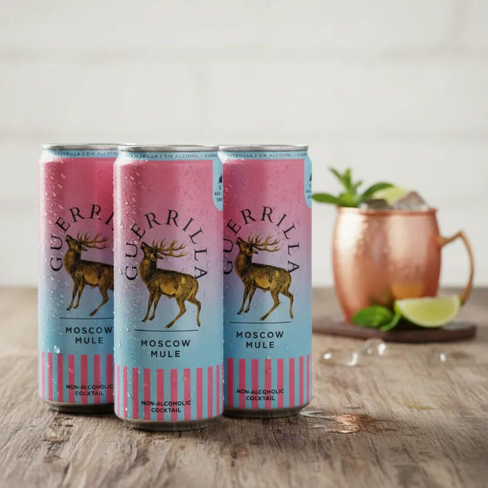 Coctel Guerrilla Moscow Mule Sin Alcohol X4 image number 1.0