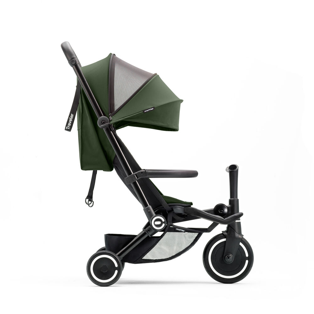 Coche Triciclo Traveler Verde image number 3.0