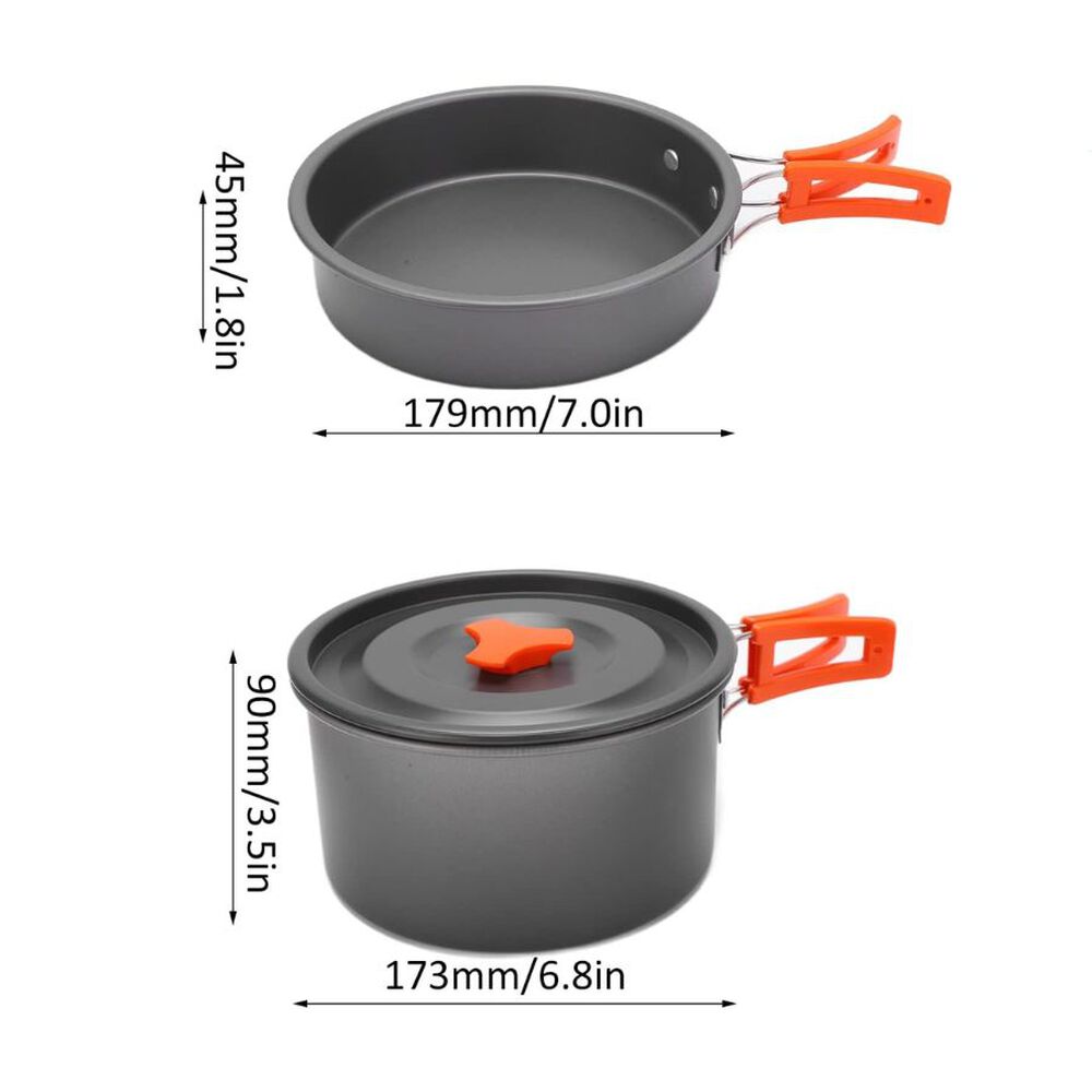 Set De Ollas De Cocina Para Acampar Camping image number 4.0