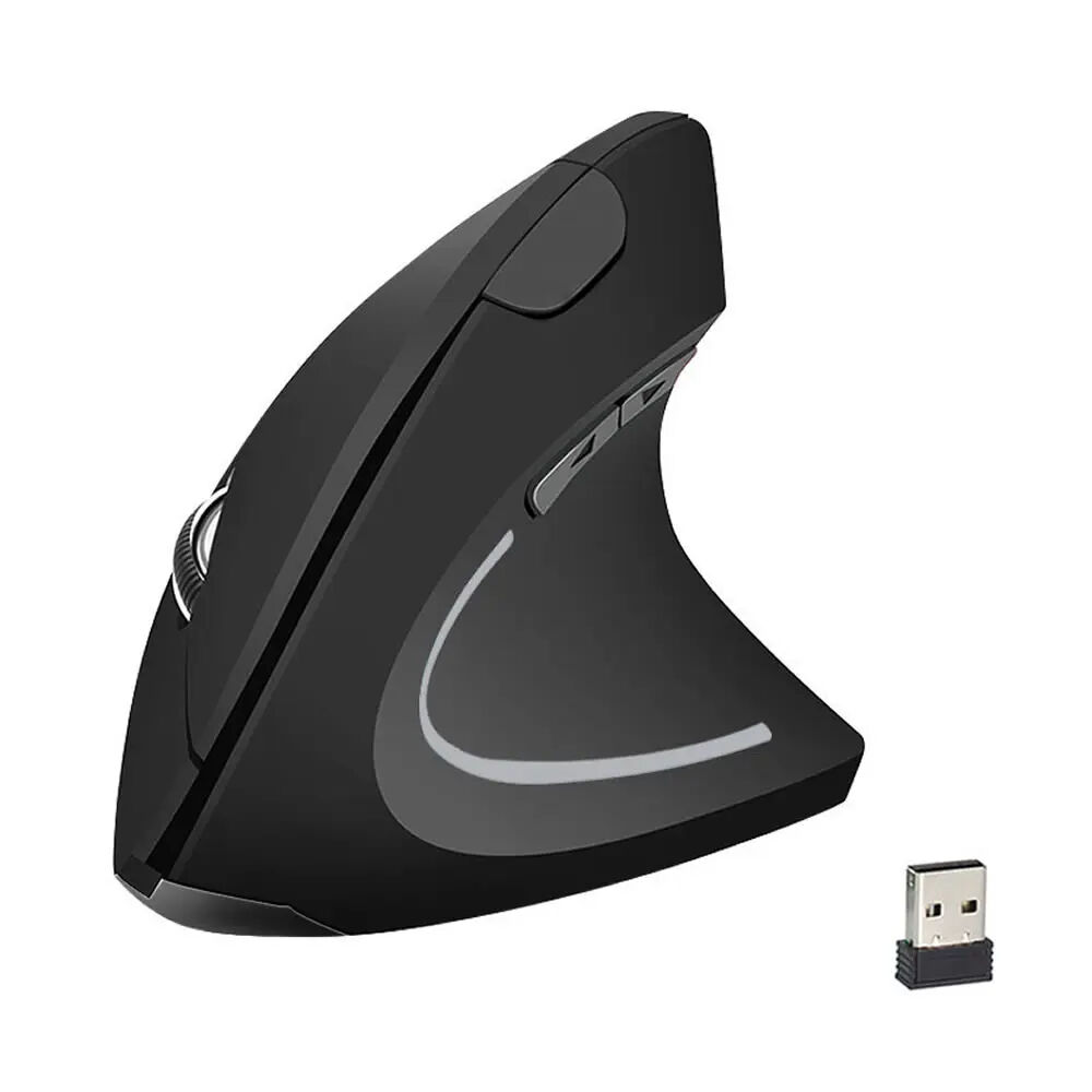 Mouse Vertical Ergonómico Inalámbrico Óptico Con Dpi Ajustable image number 0.0