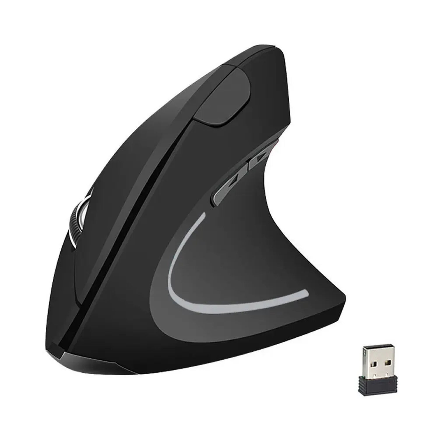 Mouse Vertical Ergon&oacute;mico Inal&aacute;mbrico &Oacute;ptico Con Dpi Ajustable image number 0.0