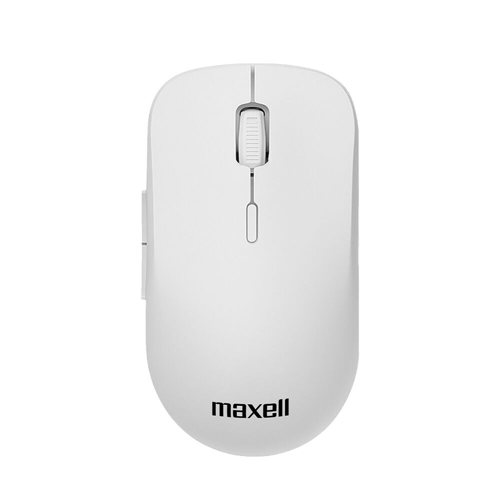 Mouse Bluetooth Inal&aacute;mbrico Maxell Blu2 1600 Dpi Clic Silencioso Blanco image number 0.0
