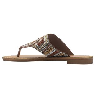 Sandalia Mujer Casual Caf&eacute; Chalada Buckel-6