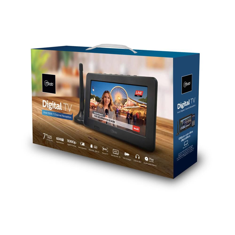 TV Port&aacute;til 7" MLAB 9412 / Full HD image number 3.0