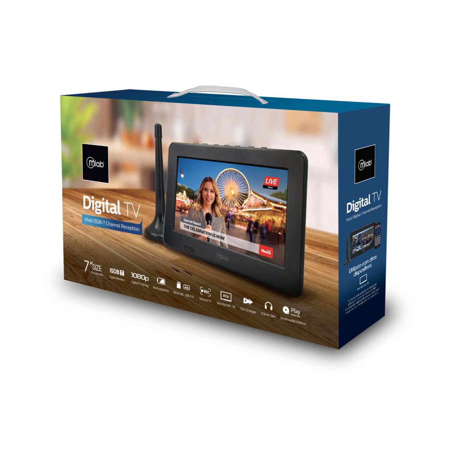 TV Port&aacute;til 7" MLAB 9412 / Full HD image number 3.0
