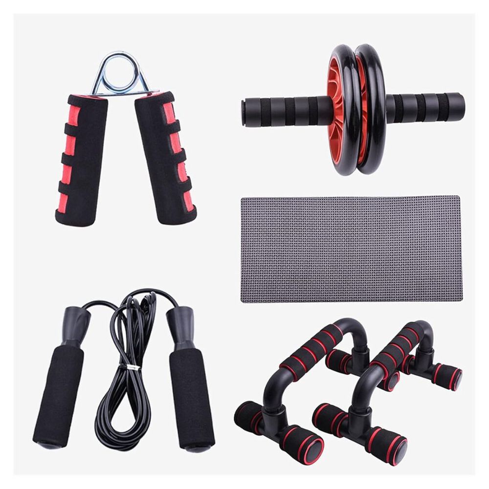 Set Rueda Abdominal - Cuerda Saltar - Mangos Push Ups image number 3.0