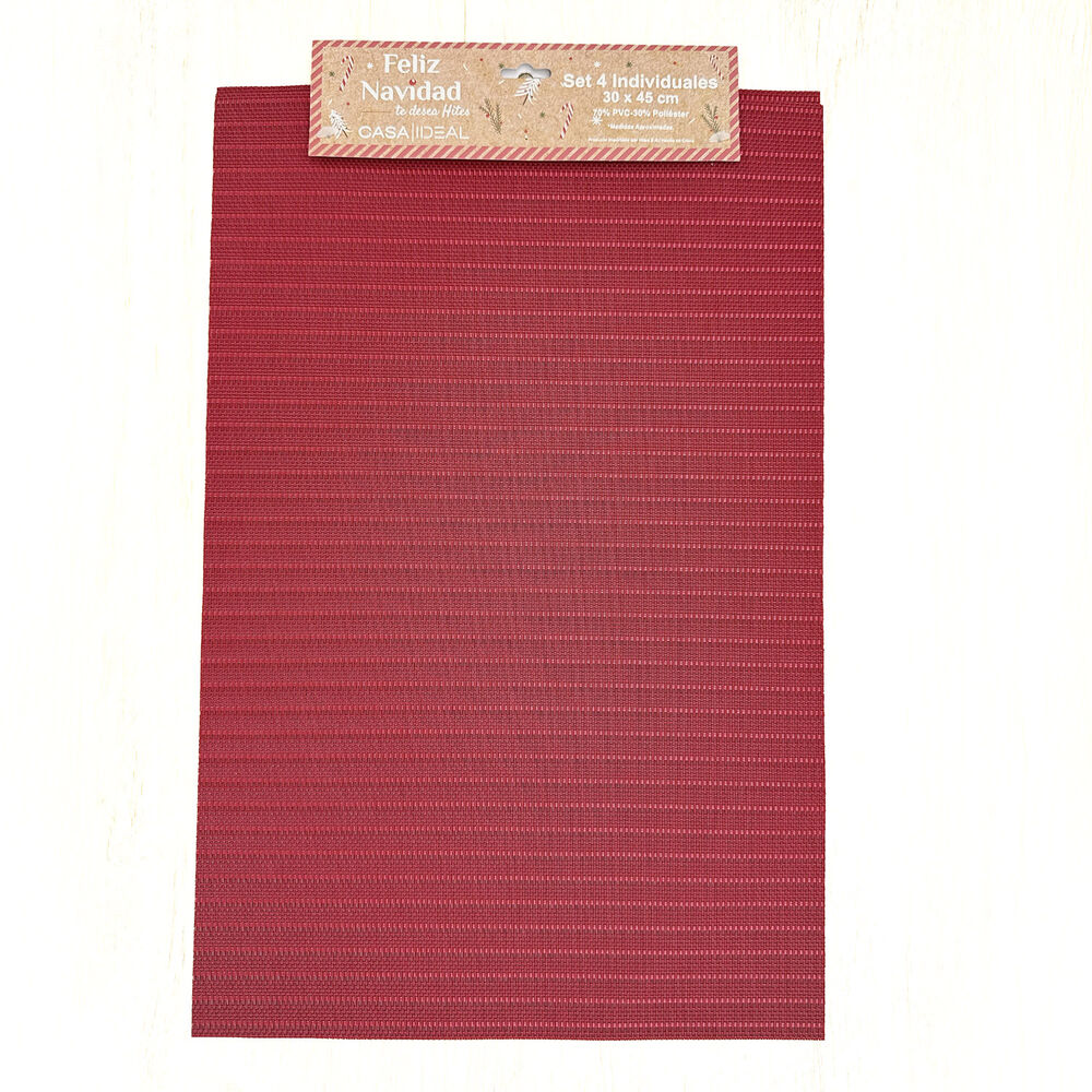 Individual De Navidad Casaideal Rojo image number 0.0