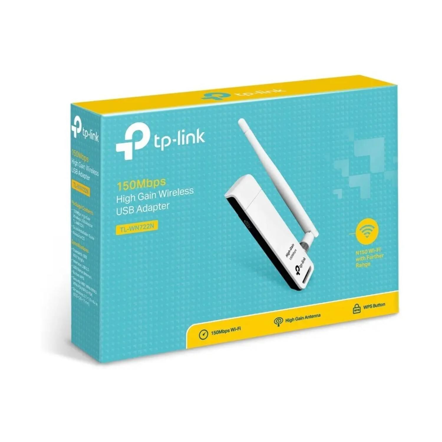 Adaptador Inalambrico Usb Wifi 150mbps Tl-wn722n Tp-link image number 3.0