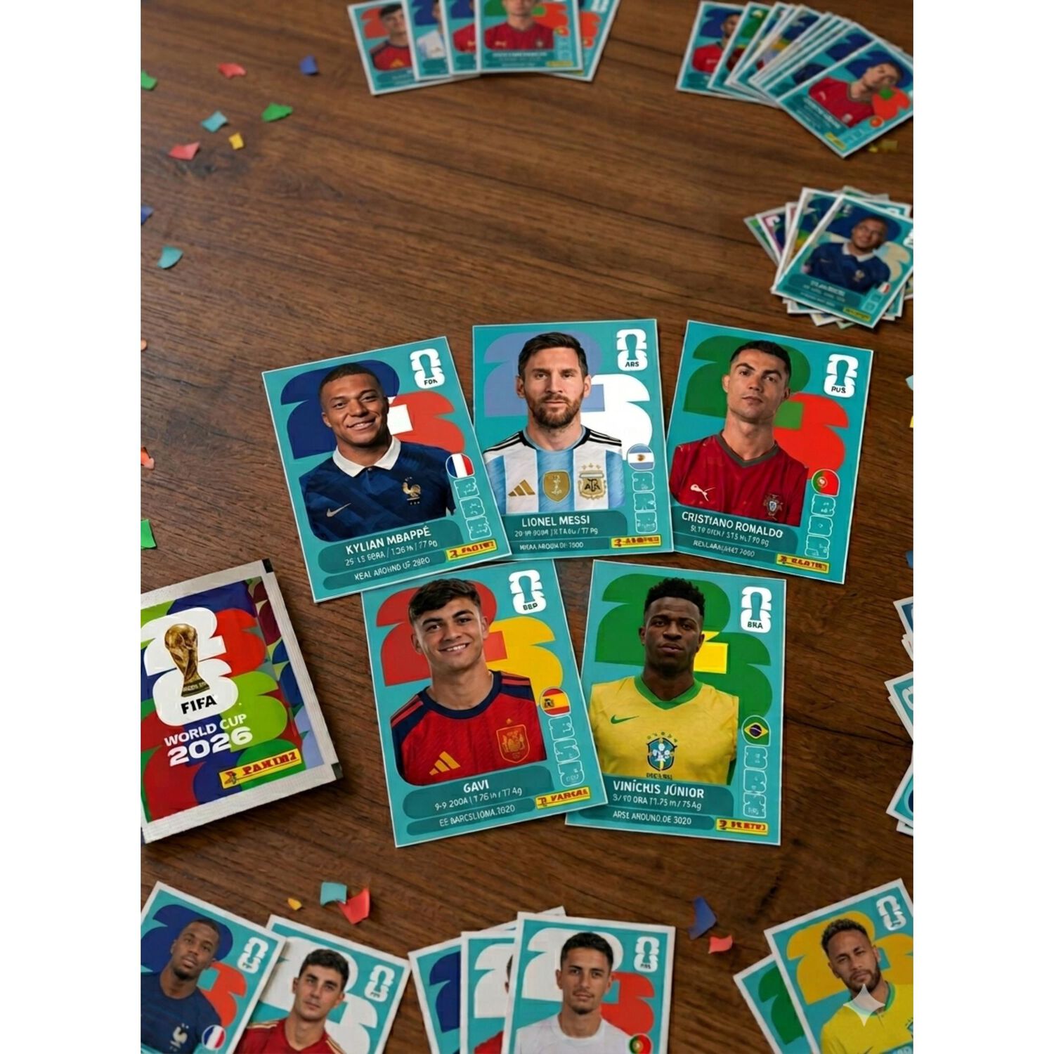 Pack 10 Sobres Panini Mundial 2026 Stickers Original image number 7.0