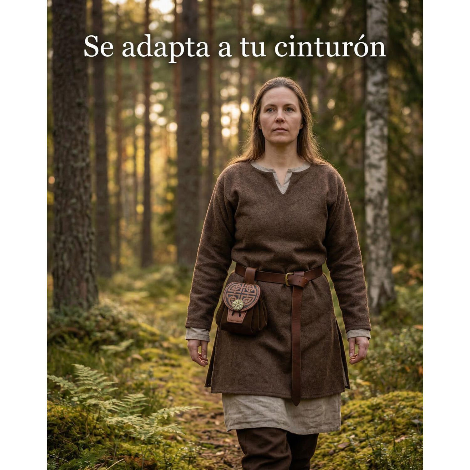 Bolso Medieval Para Cintur&oacute;n Con Broche N&oacute;rdico Vikingo image number 10.0