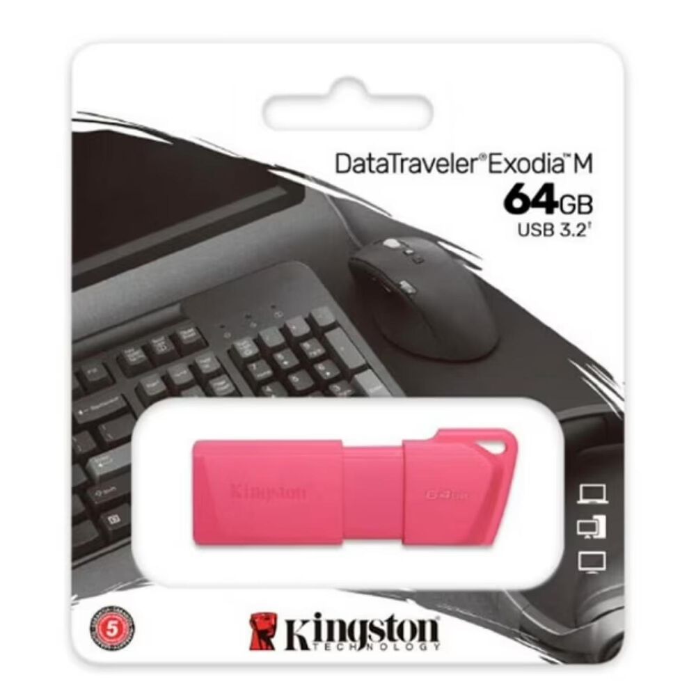 Pendrive Usb 3.2 64gb Rosado Dtxm Neon image number 3.0