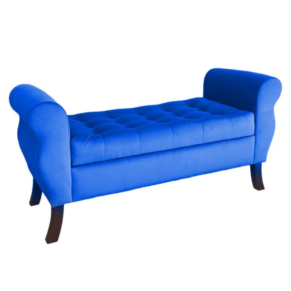 Banqueta Baul Diva Color Azul Rey image number 2.0