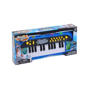 Piano Electronico 24 Teclados, Luz, Sonido Happy Line