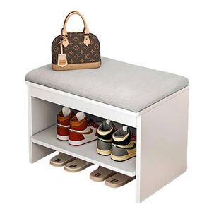 Zapatero Organizador Con Asiento Multifuncional 40x30x34