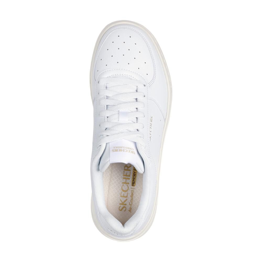 Zapatilla Urbana Mujer Skechers Grand 92 Blanco image number 4.0