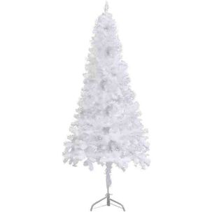 Arbol De Navidad 180 Cm Con Luces Led Colores Canadá Blanco