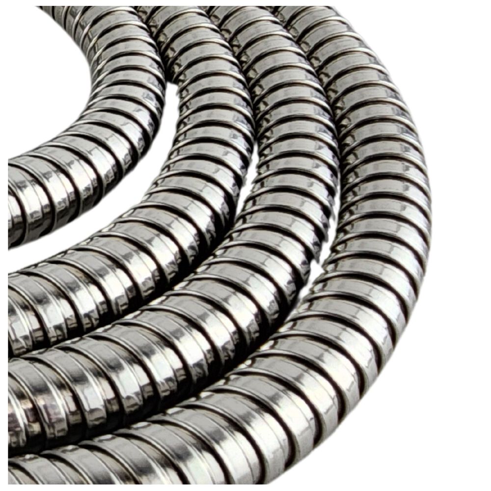 Manguera Ducha Flexible Extensible Cromada 200cm Brillante image number 2.0