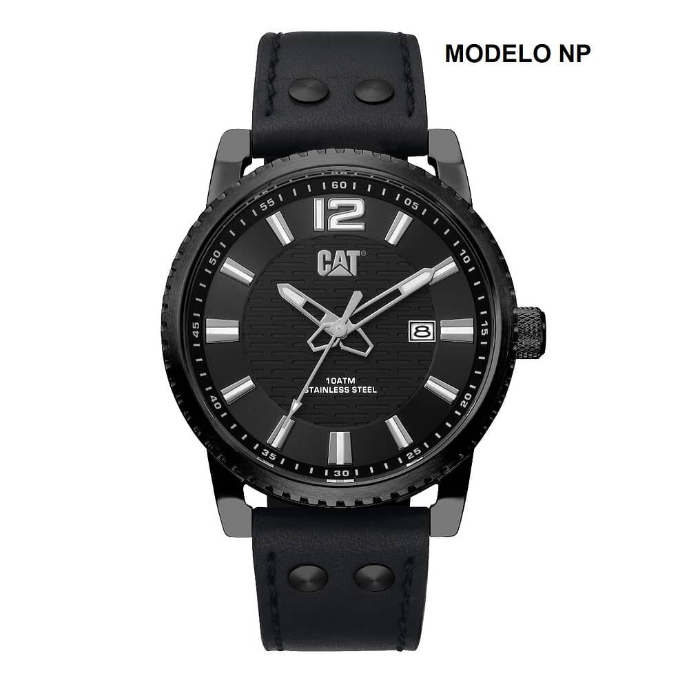 Correa Pulsera Cat Hombre Np-34 Negro image number 2.0