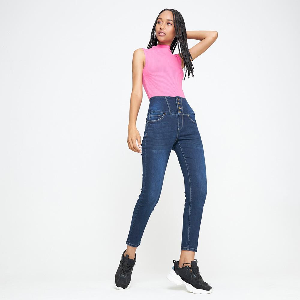 Crop Top Cuello Alto Mujer Rolly Go image number 1.0