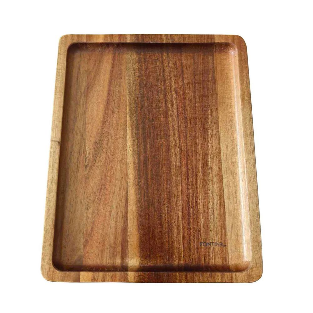 Tabla Aperitivo Madera 25cm Rectangular Clasico image number 0.0