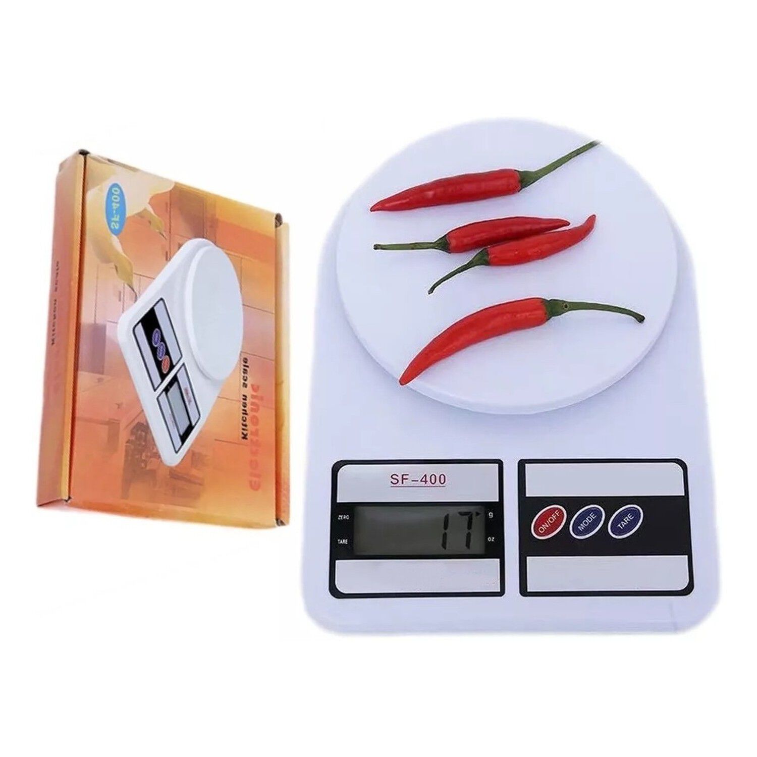 Balanza Digital Cocina 10kg Precisi&oacute;n 0.1g Ideal Dieta image number 0.0