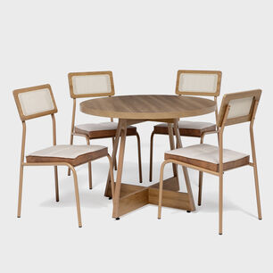 Juego De Comedor Roca Capitolio / 4 Sillas