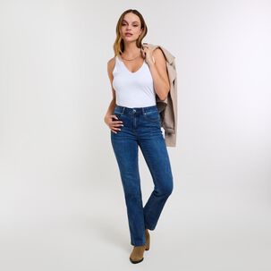 Polera Tipo Peto Liso Sin Manga Mujer Kimera
