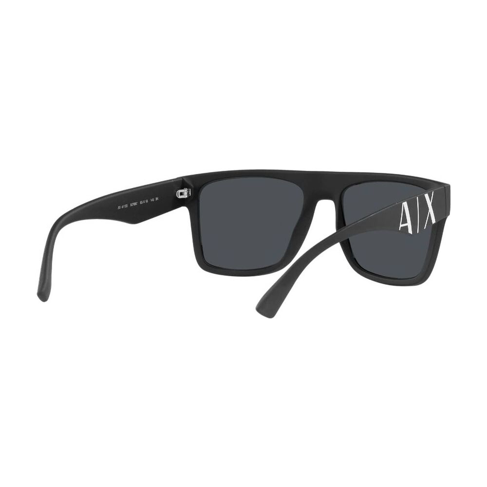 Lentes De Sol Matte Black Sustentable Armani Exchange image number 7.0